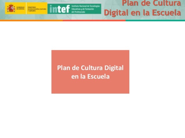 Configuración del Plan de Cultura Digital en la Escuela