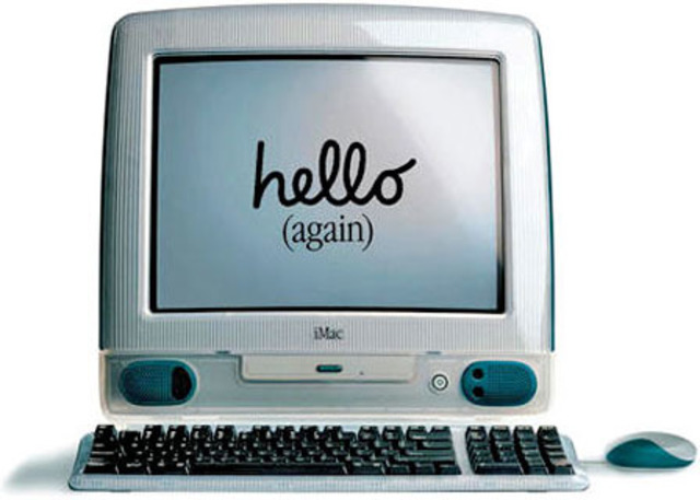 se crea macintosh una computadora con capacidades distintas a ñas demas con mucho mas inteligencia que las demas