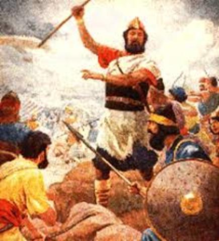 Saul is named 1st king of Israel