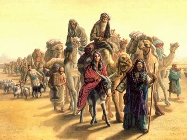 Abraham and Sarah arrive in Canaan
