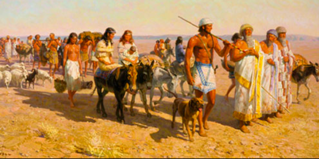 Israelites settle in Egypt.