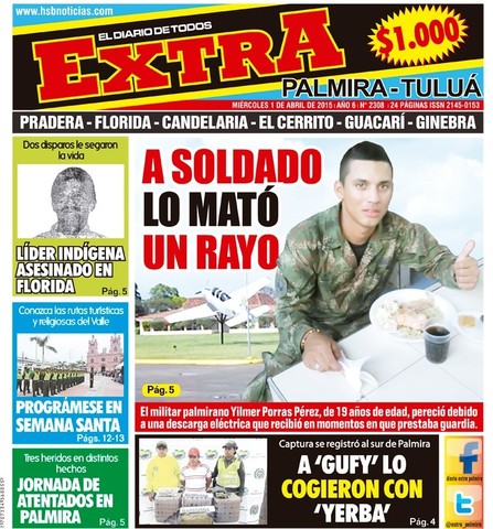 LLEGA "EL EXTRA" AL VALLE DEL CAUCA