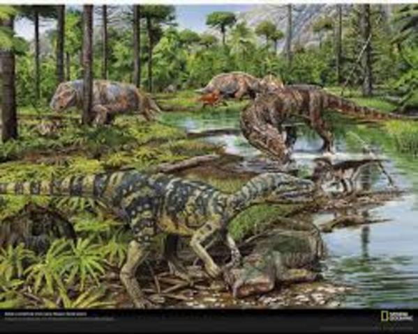 Triassic period 225-195 mya