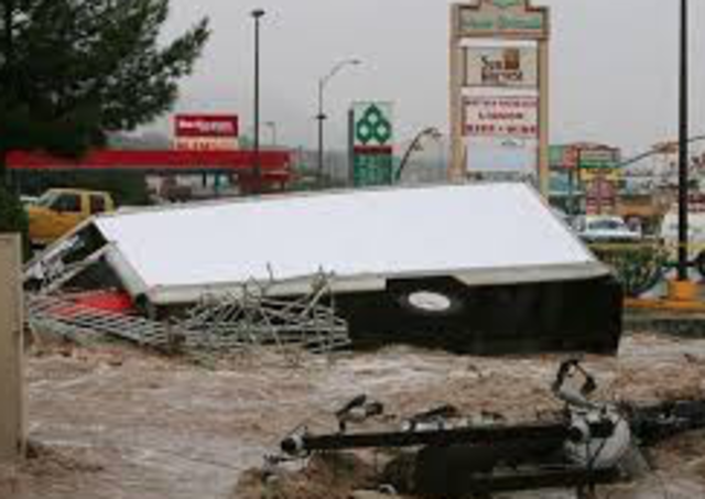 Major flooding from up to 10 inches of rain in one week
