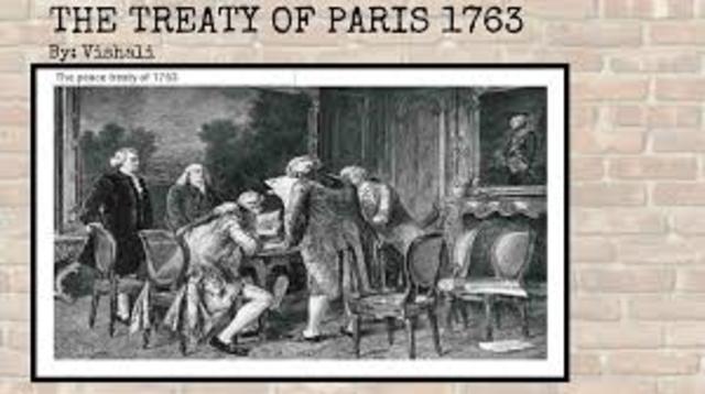 Treaty of Paris in 1763