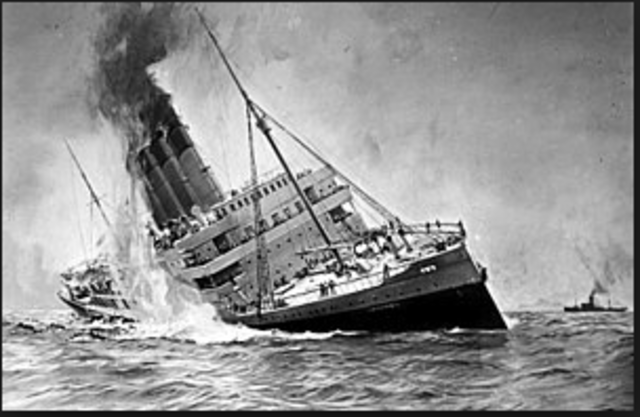 Sinking of The Lusitania