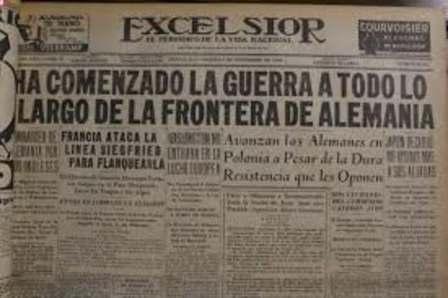 Estalla la Segunda Guerra Mundial