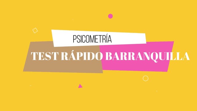 Test Rápido de Barranquilla, 1095