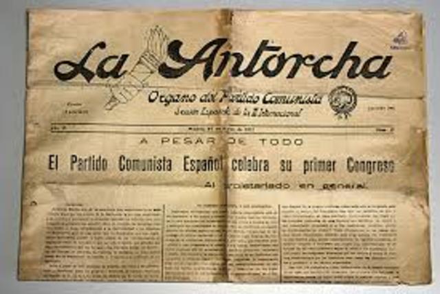 Surgimiento de periódico la Antorcha y la Marcha