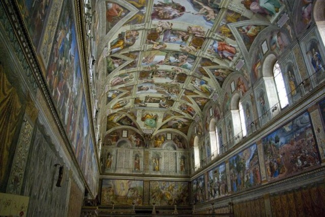 Michelangelo’s Painting of the Sistine Chapel Ceiling