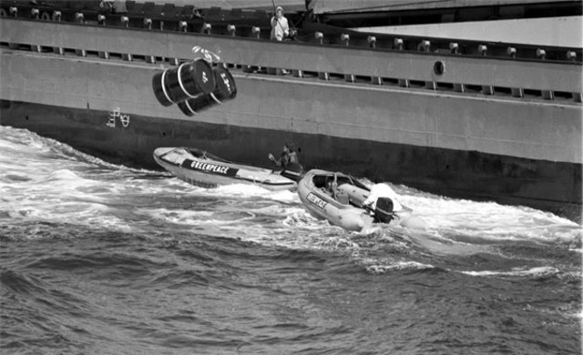 Campañas vertidos radiactivos no mar.