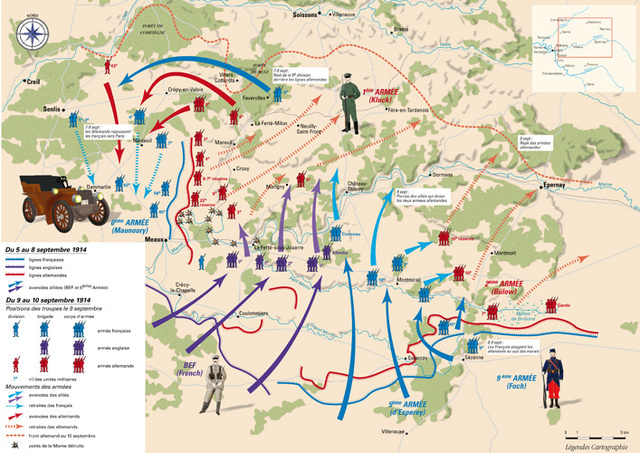 Se inicia la batalla de El Marne