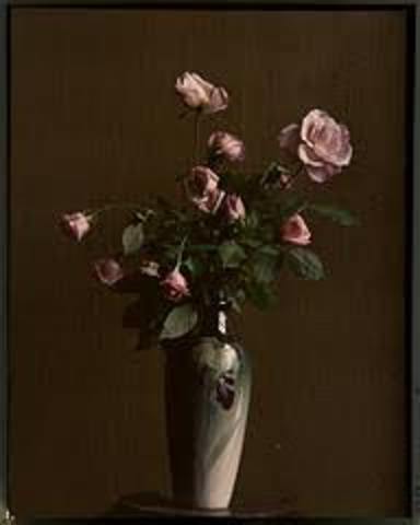 For five-six years she teaches painting at home.