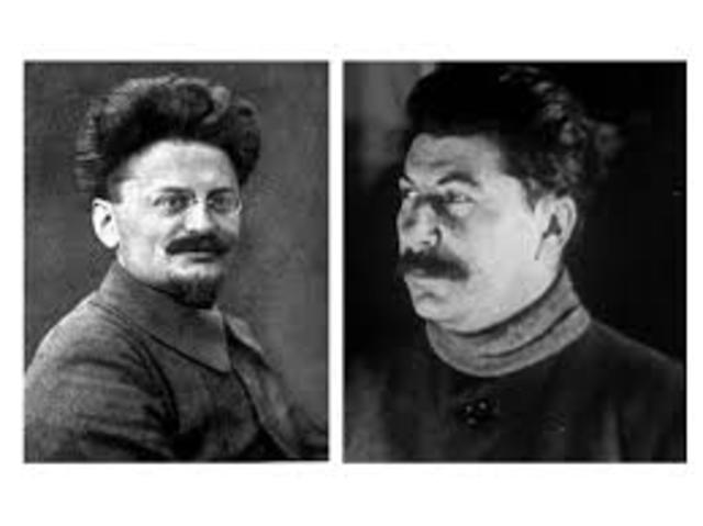 Disputa entre Trotsky e Stalin