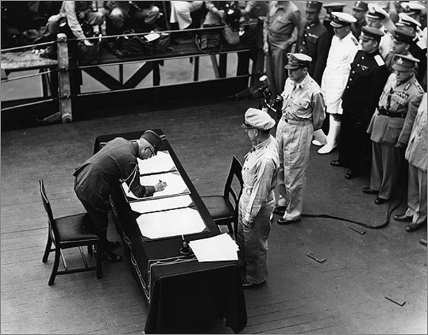 U.S. accepts Japans surrender