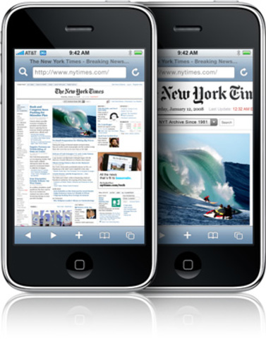 Apple implementa navegación web en celulares
