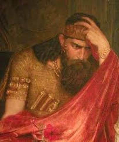 Saul is named 1st king of Israel.