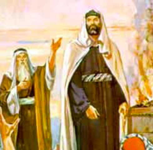 Saul is named 1st king of Israel