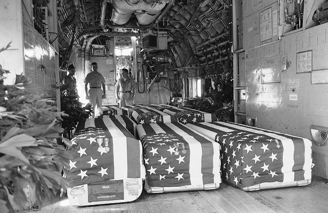 First American troops are killed