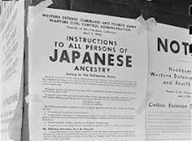 Japanese americans were put into internment camps