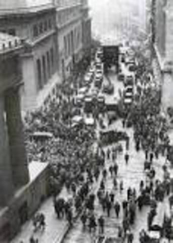 Stock market crash ushered in the Great Depression