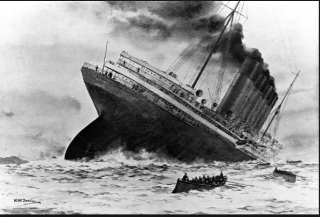 The Sinking of Lusitania and US Entry Into the War