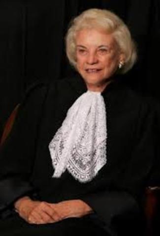 Sandra Day O’Connor Appointed to U.S. Supreme Court