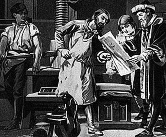 invention of prenting press