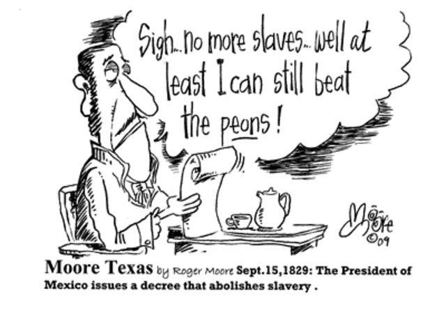 Mexico abolishes slavery