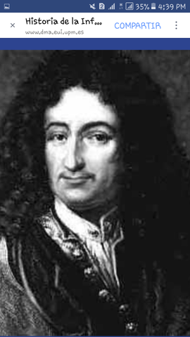Gottfried Wilhelm Leibniz (1646 - 1716)