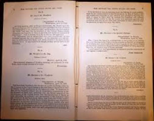 McKinley's War Message- Spanish American War