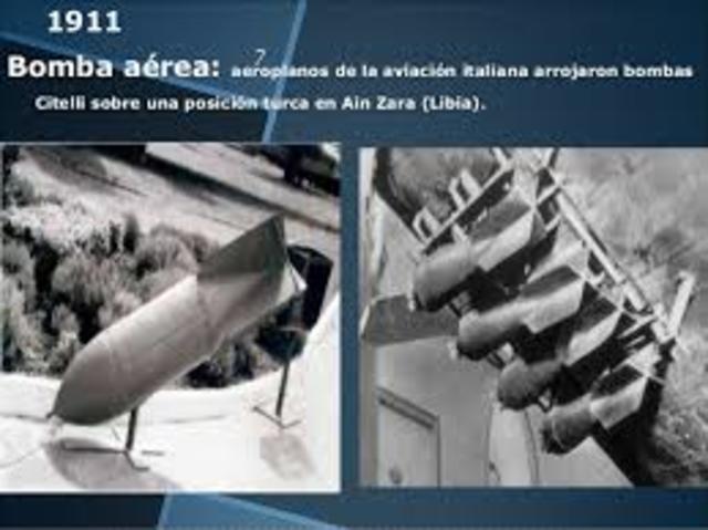 Bomba Aerea Citelli, arrojada por Italianos