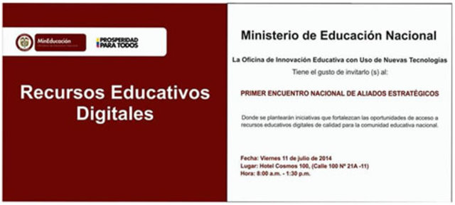 Recursos Educativos Digitales, MinEducación