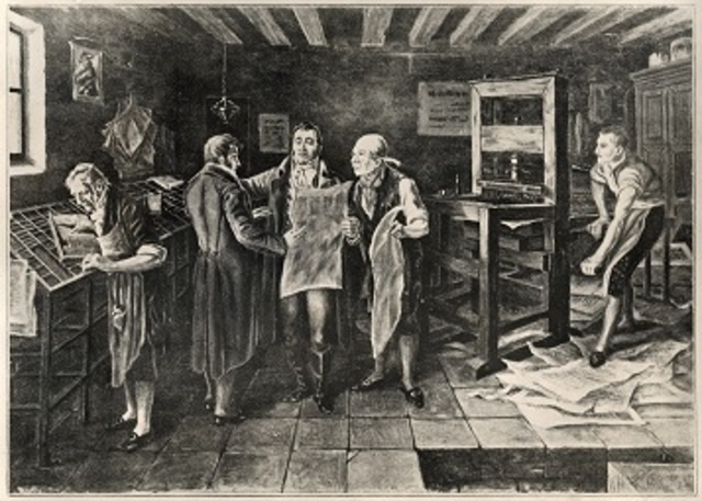 La imprenta neogranadino incorporo maquinas modernas generando una revolución en el periodismos.