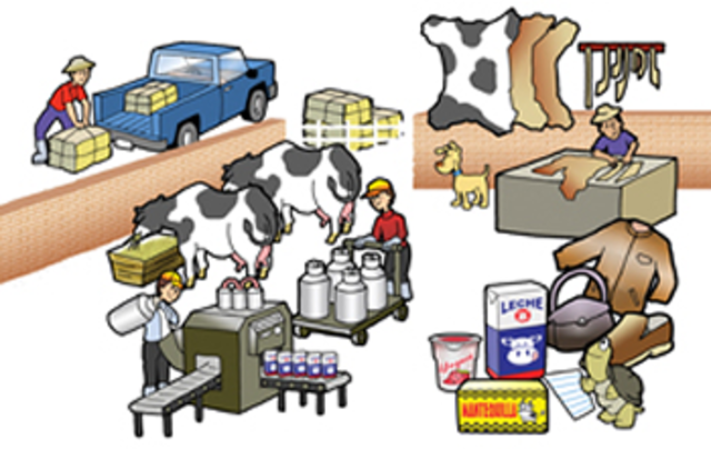 La transformación de producción