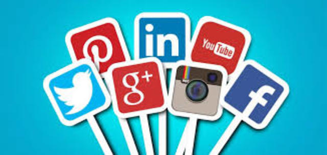 As redes sociais mais utilizadas nestes anos