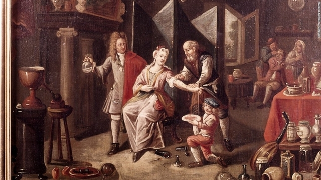 Egyptians used bloodletting to try to cure diseases