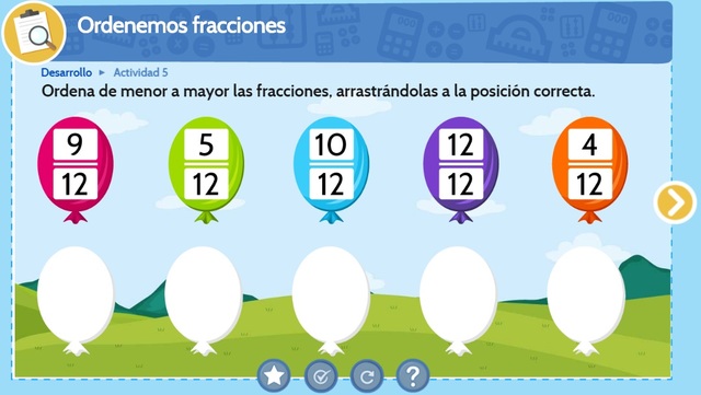 Ordenemos fracciones