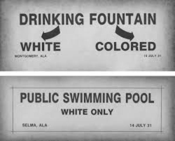 jim crow laws start in south