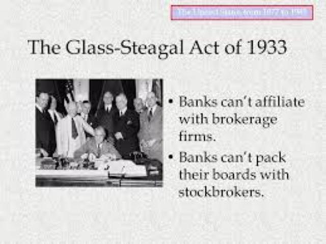 The Glass-Stegall Act