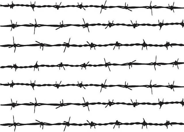 Barbed wire