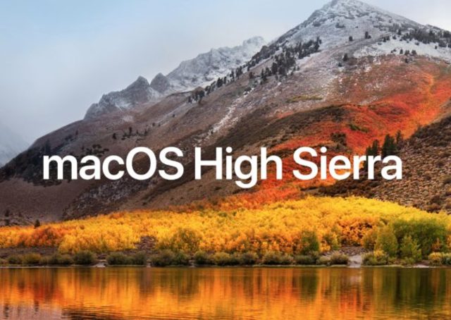 SISTEMA OPERATIVO "Mac Os 10.13 High Sierra "