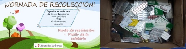 JORNADA DE RECOLECCIÓN DE PILAS, TAPAS PLÁSTICAS Y MEDICAMENTOS VENCIDOS