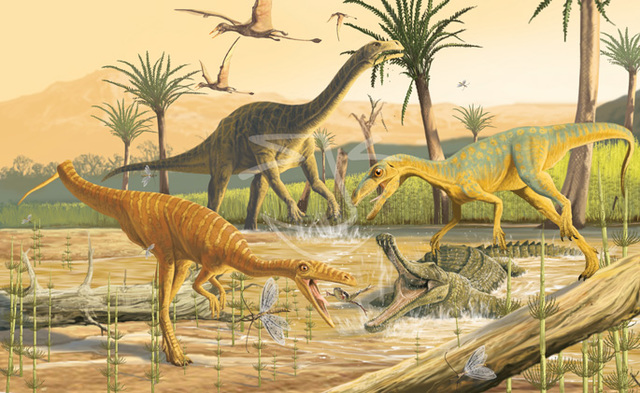 Triassic 225-195 MYA