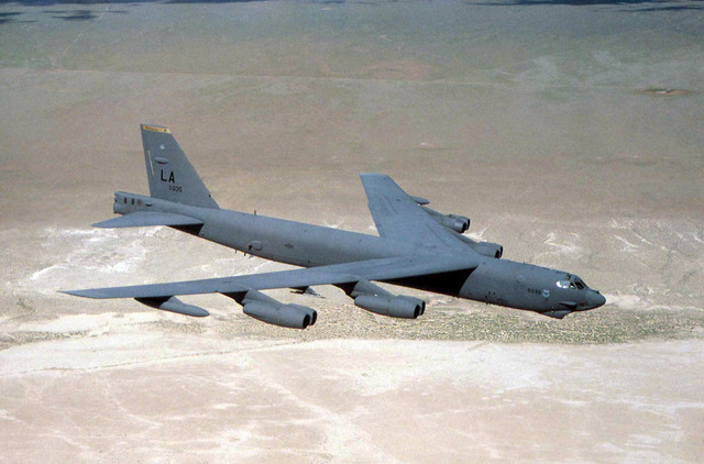 1950s B-52 bomber developed