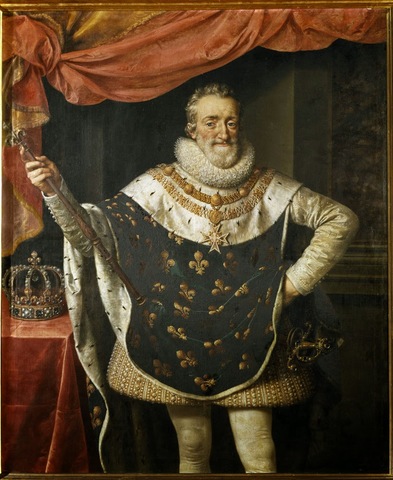 Enrique de Borbon es coronado rey de Francia