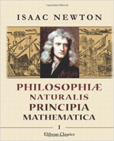 Isaac Newton presenta su manuscrito "Philosophiæ naturalis principia mathematica"