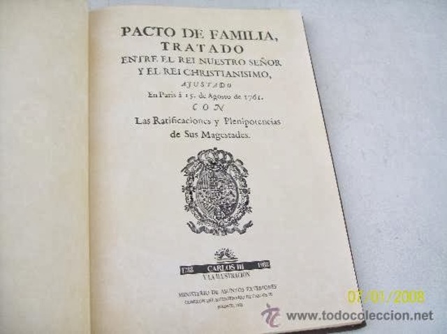 Tercer Pacto de Familia entre los Borbones franceses y españoles