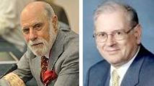 Vinton Cerf y Robert Kahn CREA PROTOCOLO  TCP/IP