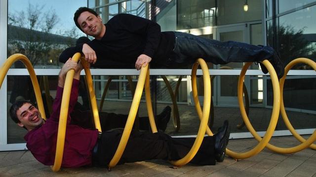 Larry Page y Serger Brin FUNDADORES  GOOGLE